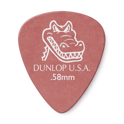 417R.58 Gator Grip Медиаторы, 72шт, толщина 0,58мм, Dunlop