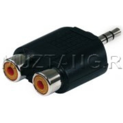 Переходник HOT WIRE 2хRCA-джек:3,5мм