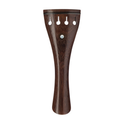 VT04R-4/4 Струнодержатель для скрипки, круглый, парижский глазок. Материал - палисандр. WBO