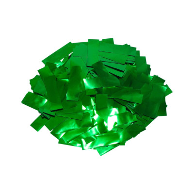 FMCDG Конфетти металлизированное 17х55мм, тёмно-зелёный, упаковка 1 кг, LFocus