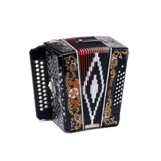 SZ32/1XL-A Гармонь "Победа" 25х25-III c регистром, Шуйская гармонь