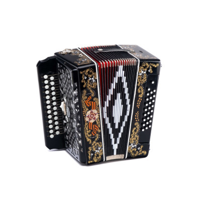 SZ32/1XL-A Гармонь "Победа" 25х25-III c регистром, Шуйская гармонь