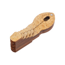 HV18 Чехол деревянный для варгана Компас, Мастерская Глазырина