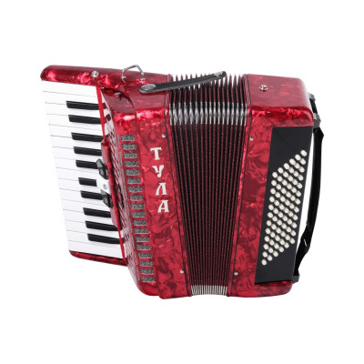 A-8-RD Аккордеон "Тула" 26х72-II-3, красный, Тульская Гармонь