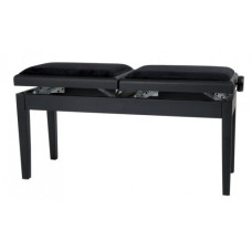 GEWA Piano bench Deluxe Double Black highgloss банкетка для пианино двойная