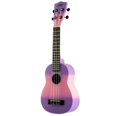 Kaimana UK-21 PKP Укулеле сопрано, цвет розово-фиолетовый