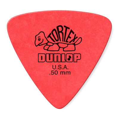 431R.50 Tortex Triangle Медиаторы 72шт, толщина 0,50мм, треугольные, Dunlop