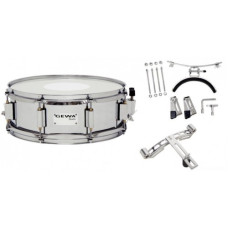 GEWA Marching Small Drum Steel Chrome HW SH 14x5.5" маршевый малый барабан 14x5,5