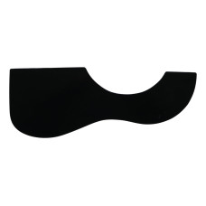 376A-LG-BLK Защитная накладка для акустической гитары, большая, черная, D'Andrea