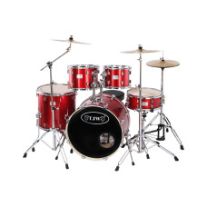 JW225-E3-MRD Барабанная установка (2 коробки), красная, TJW JW225-E3-MRD Барабанная установка (2 коробки), красная, TJW