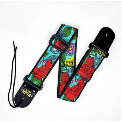 TN5-018-RED Ремень для гитары, двухслойный полиэстер, 1221