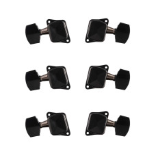 AL-015BK-P Комплект 3+3 колковой механики, черный, Alice