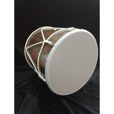 MZ-B14-LewK Барабан кавказский 14", лак эбеновое дерево, с чехлом, MEZZO