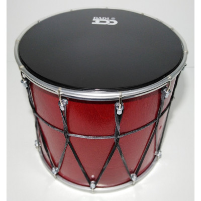 BK-13Kv Барабан кавказский 13" с веревкой, 31х33см, красный, Мастерская Бехтеревых