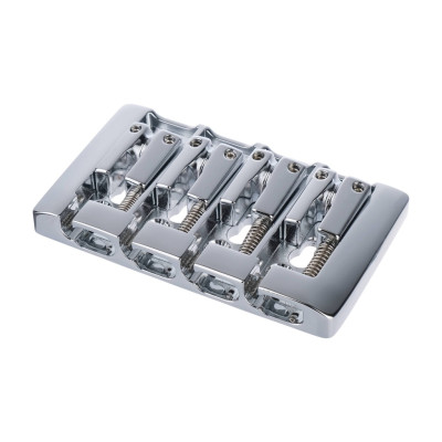 BB104-CR Бридж (струнодержатель) для бас-гитары, хром, Paxphil