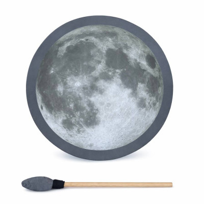 PNG-ПБ-45-Л Бубен "Луна" тканный, пневматический, УФ печать, Pangooda Drums