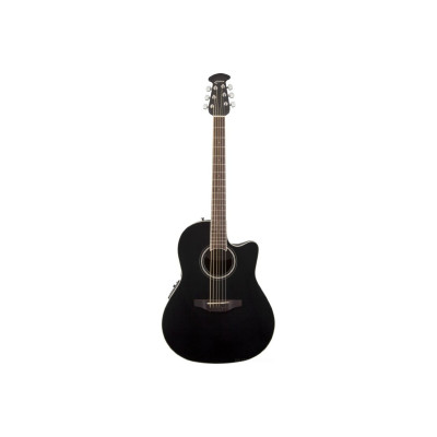Ovation CS24-5 Celebrity Standard Mid Cutaway Black электроакустическая гитара с вырезом