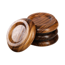 AG-PM1-BN Комплект подставок под пианино, дерево, 4 шт, коричневые, Aurora 