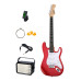 BST-KIT-RD Электрогитара с комбоусилителем и аксессуарами, красная, Belcat