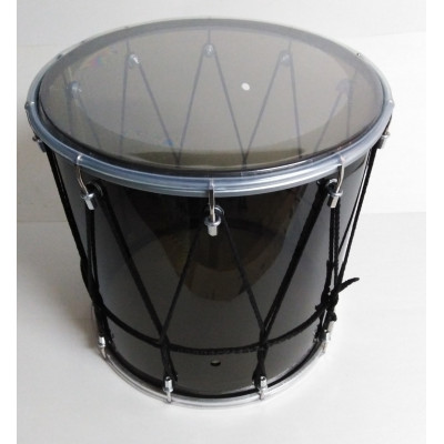 BKA-12Opv Барабан кавказский 12", акрил 28х31см, с верёвкой, черный, Мастерская Бехтеревых