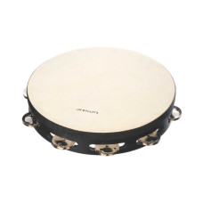 THD10BK Тамбурин 10" с кожей, черный, Fleet