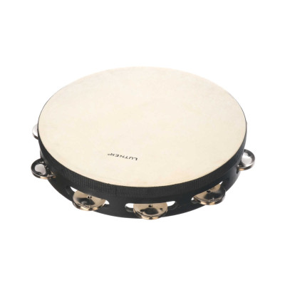 THD10BK Тамбурин 10" с кожей, черный, Fleet