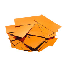 OMCOR Конфетти металлизированное 20х50мм, оранжевый, упаковка 1 кг, Foix