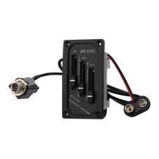 AT-5151 Звукосниматель с двухполосным эквалайзером, врезной, Belcat