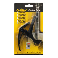 A007C/BK Каподастр для классической гитары, черный, Alice