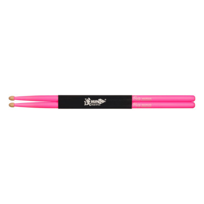 10101003010 Fluorescent Series 7A Барабанные палочки, розовые, орех гикори, HUN