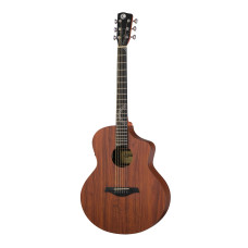 R2-K-EQ Электро-акустическая гитара, с вырезом, цвет натуральный, Luxars