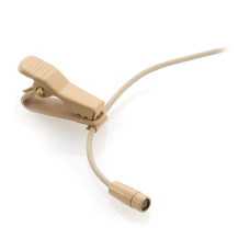 JTS CM-125iF Микрофон петличный, миниатюрный, 50-18000Гц, 4P Mini XLR, цвет: бежевый