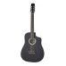 ACD-41A-79-BK Акустическая гитара, с вырезом, черная, АККОРД