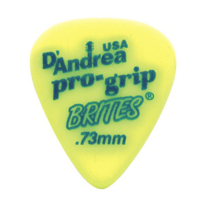 RPGB351.73MD ProGrip Brites Медиаторы, дерлин, 72шт, 0.73мм, D'Andrea