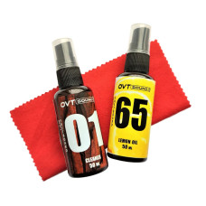OVTSound-oil.and.cl.50ml Комплект для ухода за накладкой: масло, очиститель, салфетка, OVTSound