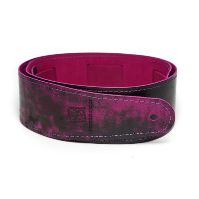 MB6061-130-3 Ремень для гитары, кожаный, розовый лофт, Mamba straps