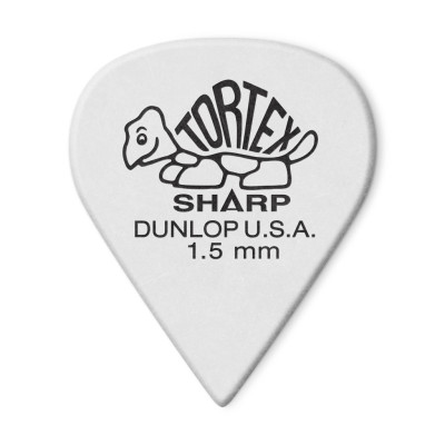 412P1.50 Tortex Sharp Медиаторы 12шт, толщина 1,50мм, Dunlop