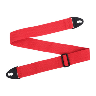 1355RED Polyweb Ace-Lock Ремень для гитары, красный, D'Andrea