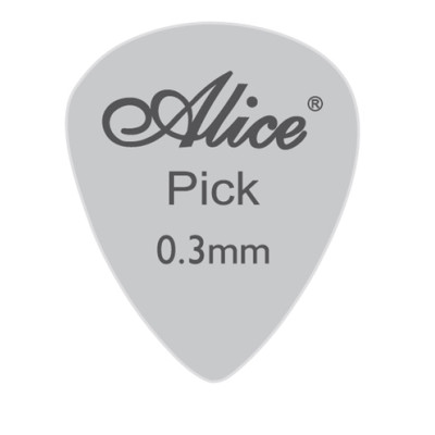 AP-12S Медиаторы, сталь, 12шт, толщина 0,30мм, Alice