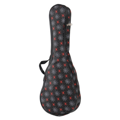 MZ-ChUS21-2sp Чехол для укулеле сопрано 21", ткань "паучки", MEZZO