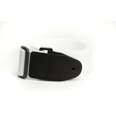 MB5031-067 Ремень для гитары, нейлоновый, белый, Mamba straps