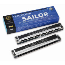 26480G Sailor Steel G Губная гармошка тремоло, Seydel Sohne 26480G Sailor Steel G Губная гармошка тремоло, Seydel Sohne