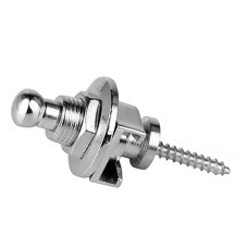 M183-2  Крепление ремня с блокировкой(стреплоки), хром, 2шт, Musiclily