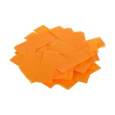 FTPCO Конфетти из специализированной бумаги (тишью) 17х55мм, оранжевый, упаковка 1 кг, LFocus
