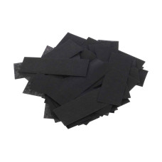 FTPCBL Конфетти из специализированной бумаги (тишью) 17х55мм, чёрный, упаковка 1 кг, LFocus