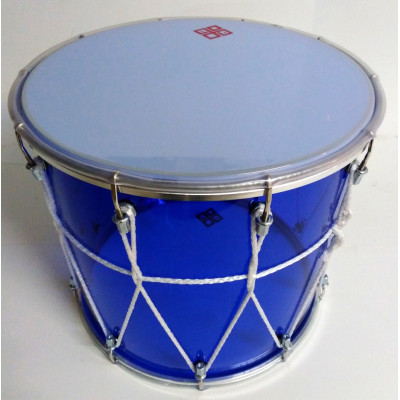 BKA-12Snv Барабан кавказский 12", акрил 28х31см, с верёвкой, синий, Мастерская Бехтеревых