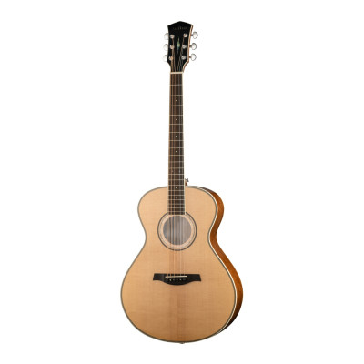 P680-WCASE-NAT Электро-акустическая гитара, цвет натуральный, с футляром, Parkwood