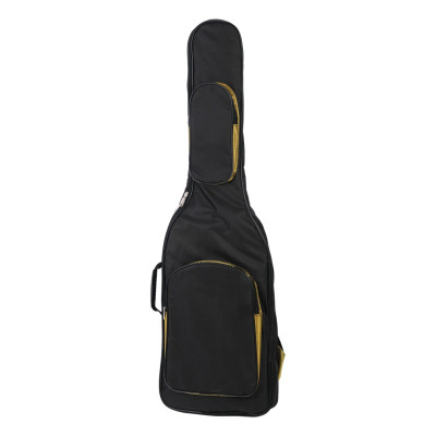 MZ-ChGB-3b/g Чехол для бас-гитары, черный/золото, MEZZO