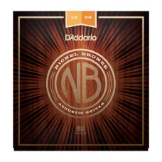 NB1256 Nickel Bronze Комплект струн для акустической гитары, Light Top/Med Bottom, 12-56, D'Addario