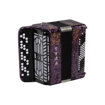 BN-41-PR Баян ученический "Тула" 46х80-II, фиолетовый, Тульская гармонь